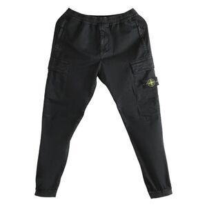 Stone Island Black Trousers - Regular & Straight-Leg Trousers Men